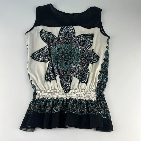Carol Rose Tank Top Blouse Sz: Small - Picture 2 of 10